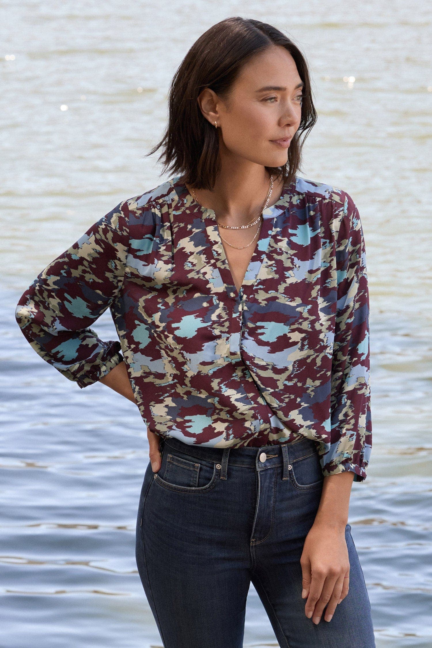 Pintuck Blouse