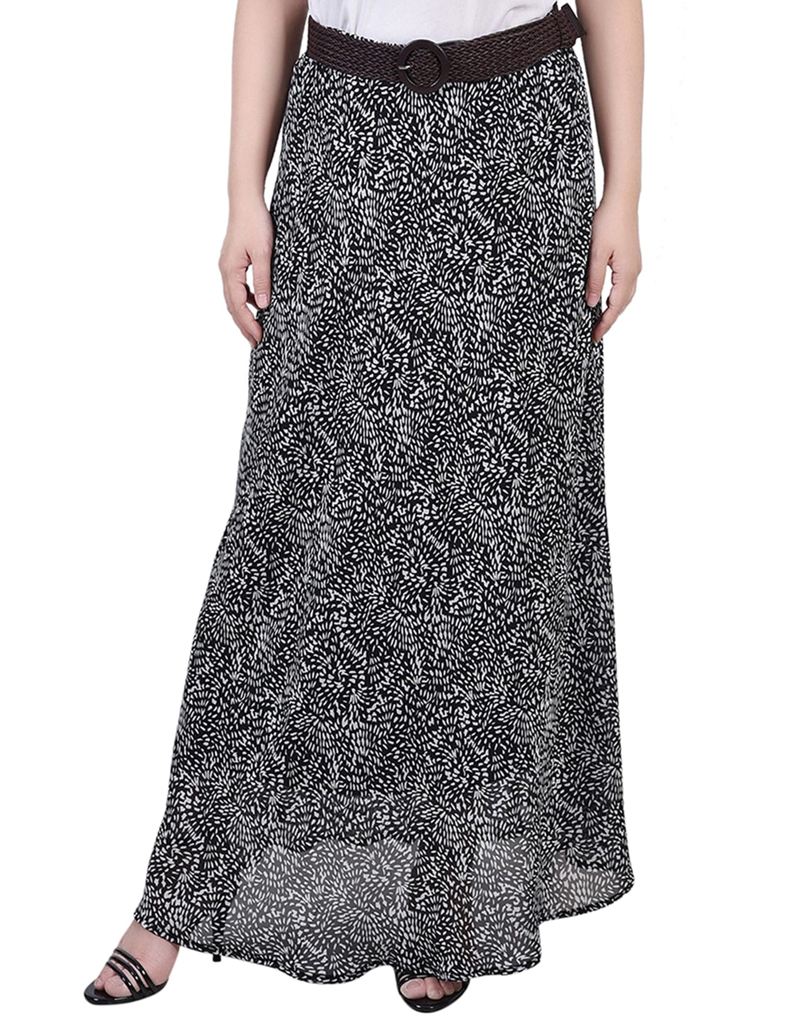 Petite Chiffon Maxi Skirt