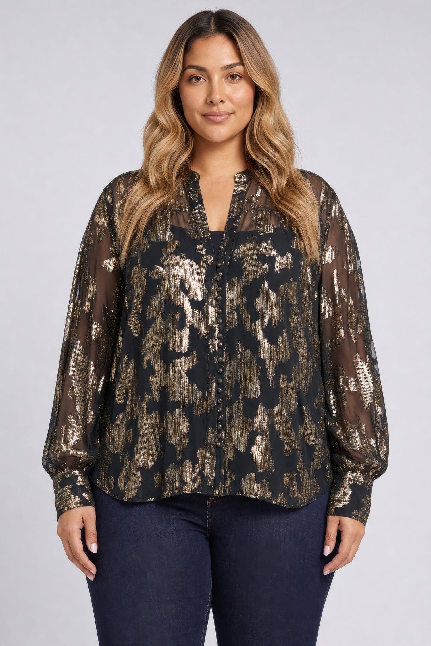Anika Blouse in Plus Size