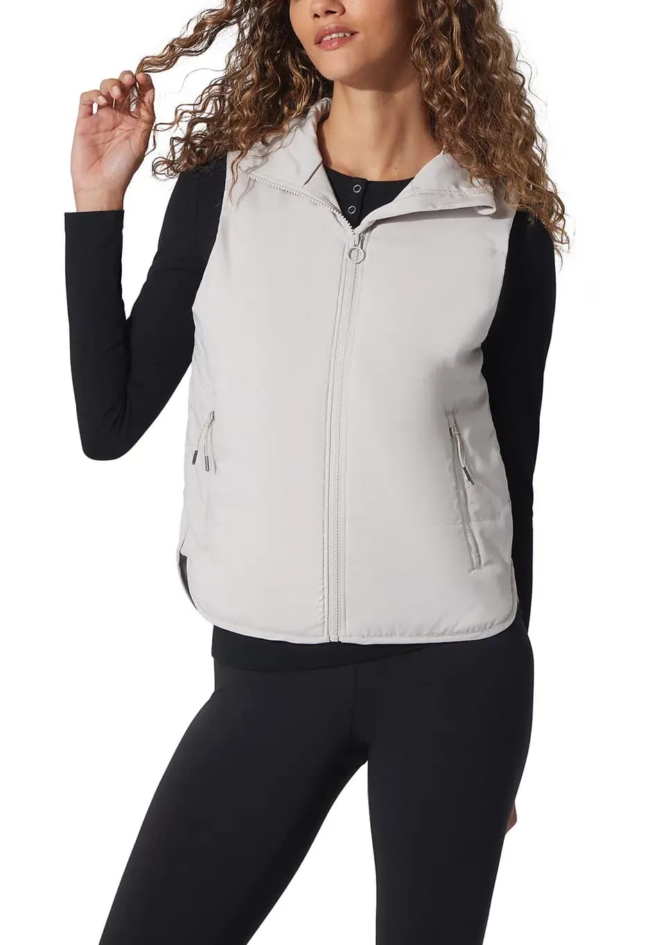 Recycled Below Zero Puffer Vest with Pockets