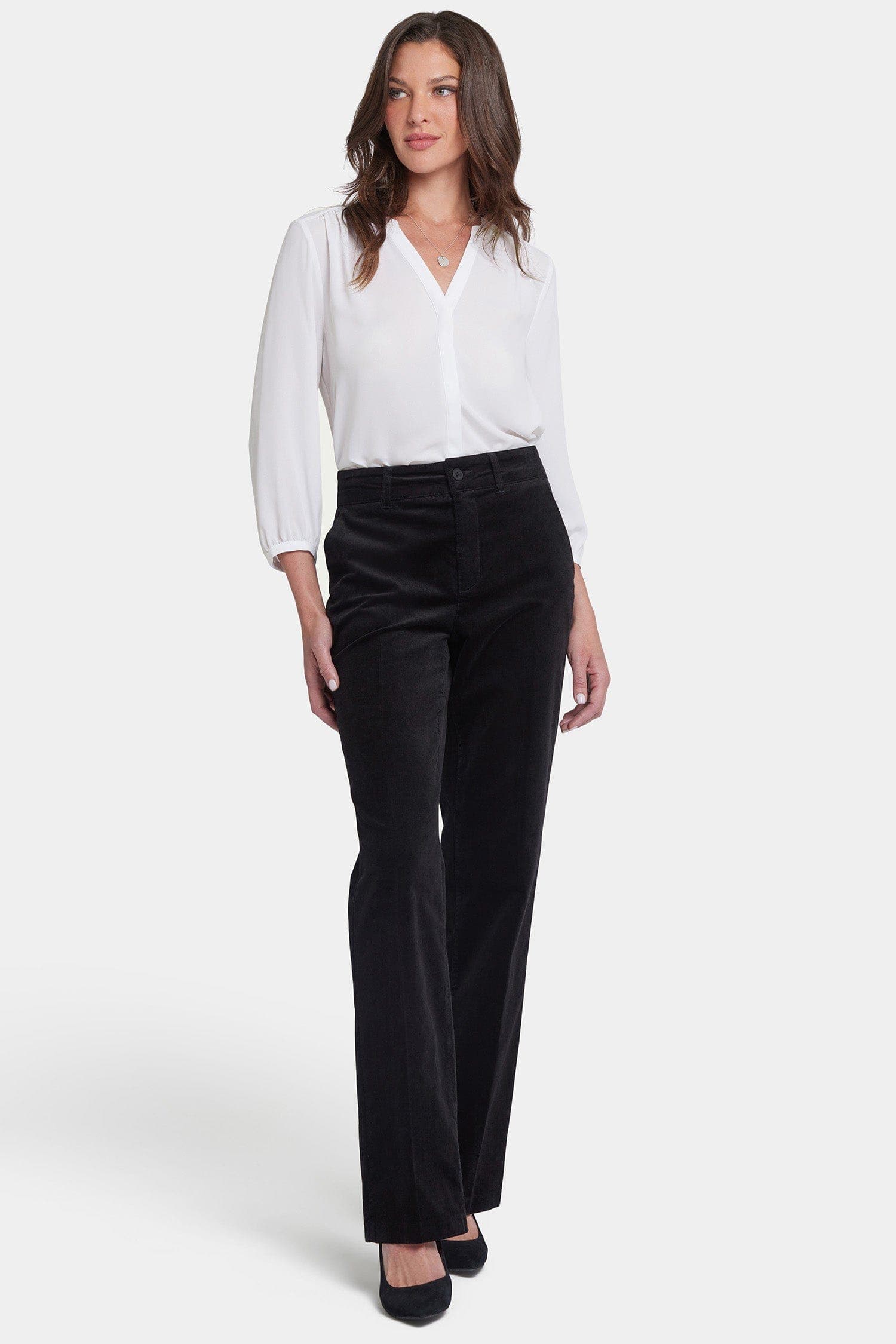 Straight Leg Trouser Pants