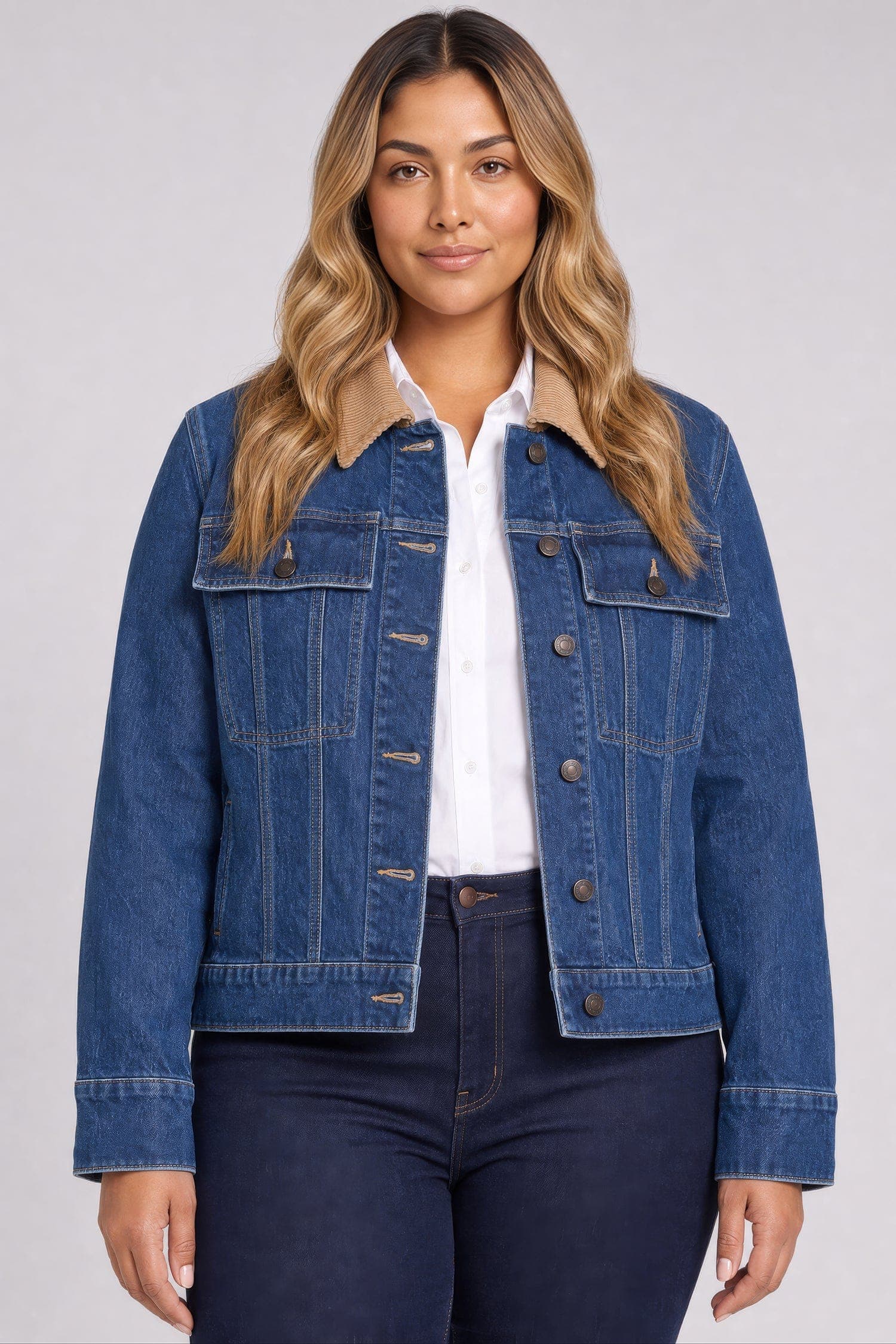 Denim Jacket in Plus Size