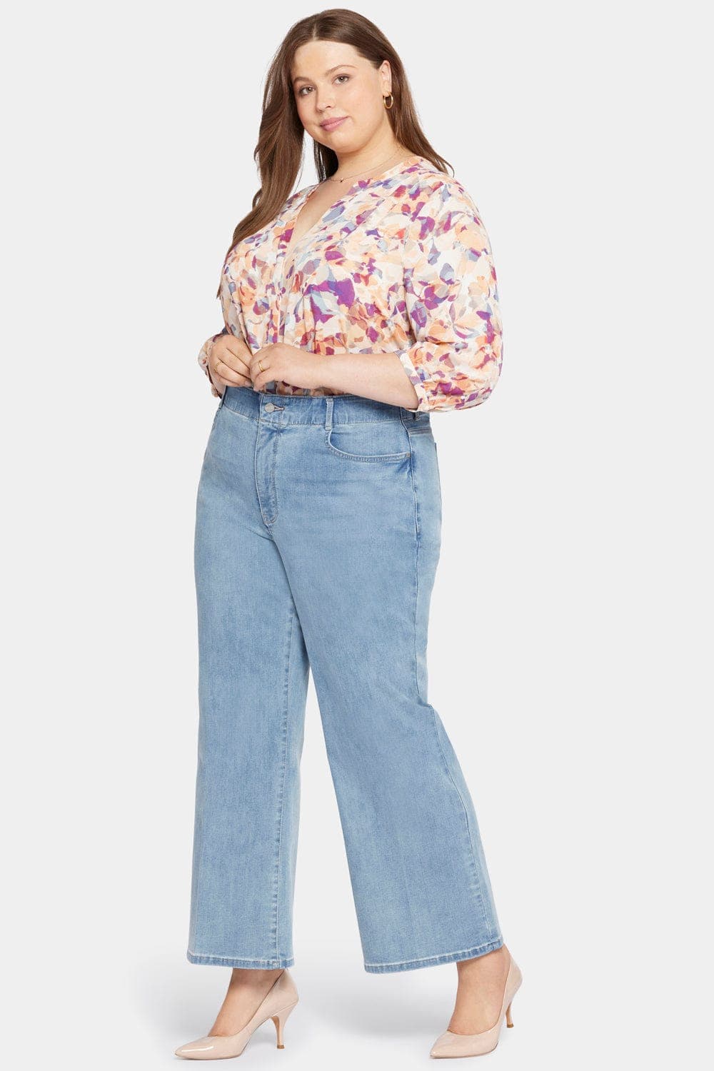 Waist-Match™ Major Wide Leg Jeans in Plus Size
