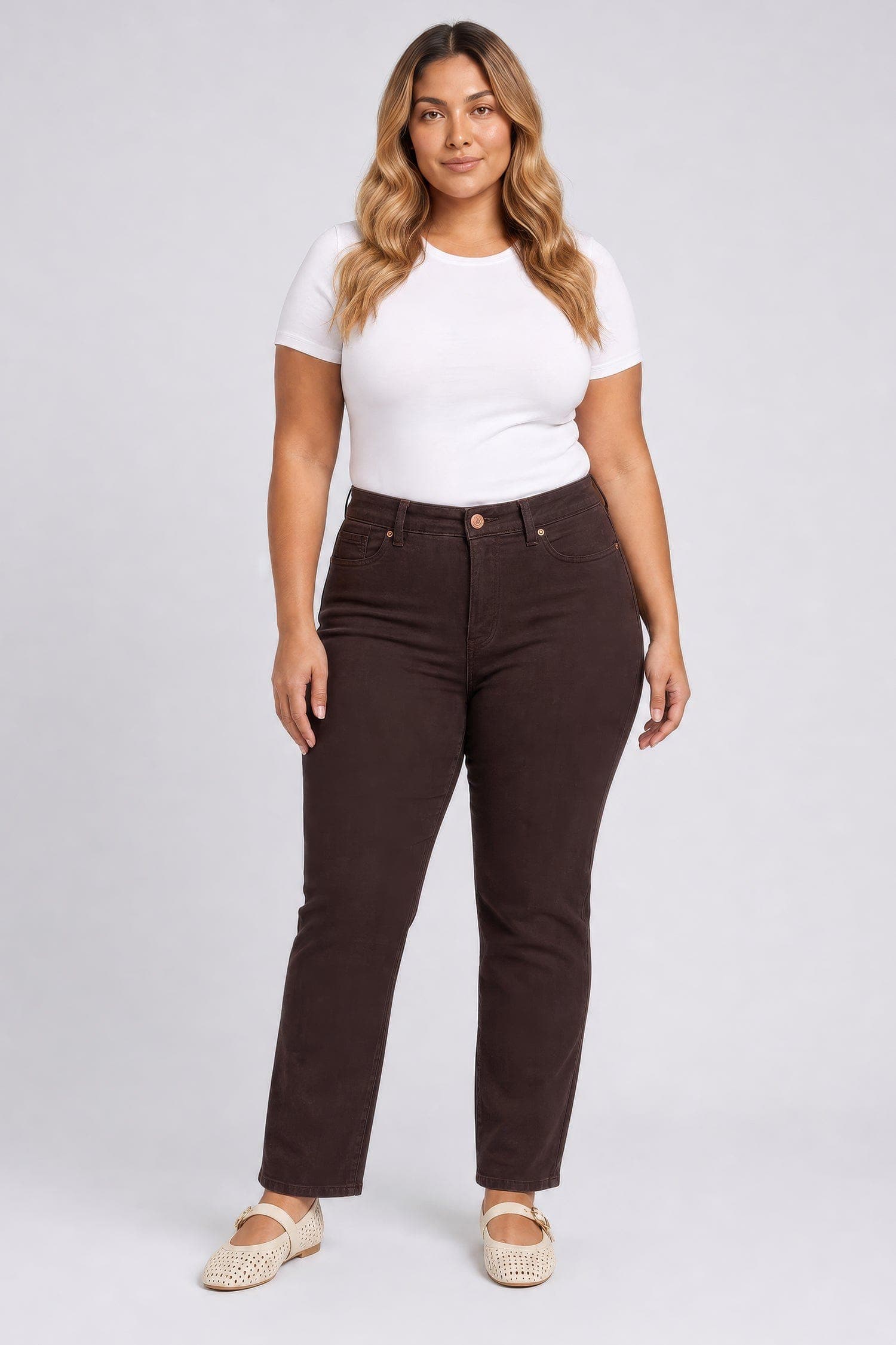 Marilyn Straight Jeans in Plus Size
