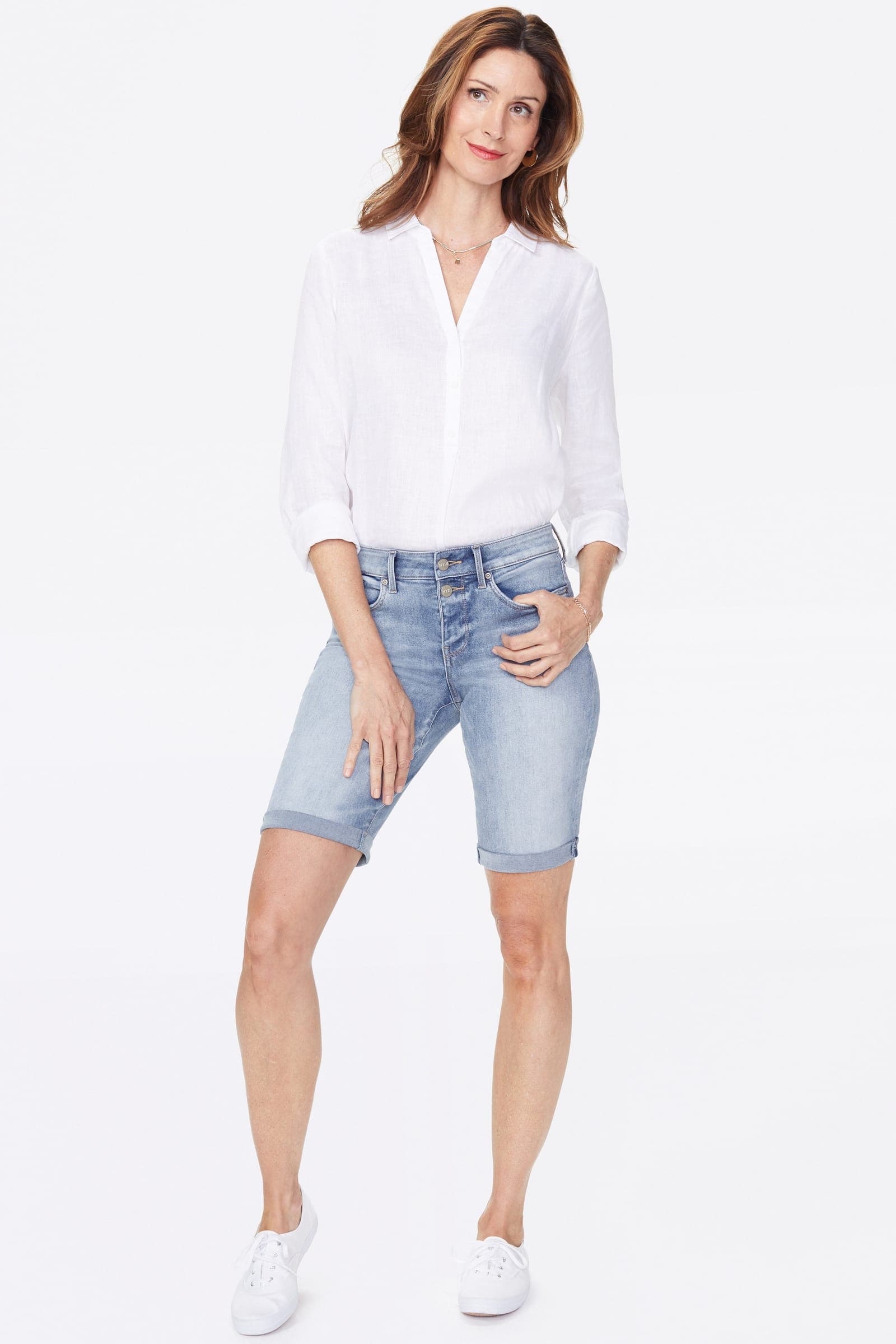 Briella 11 Inch Denim Shorts