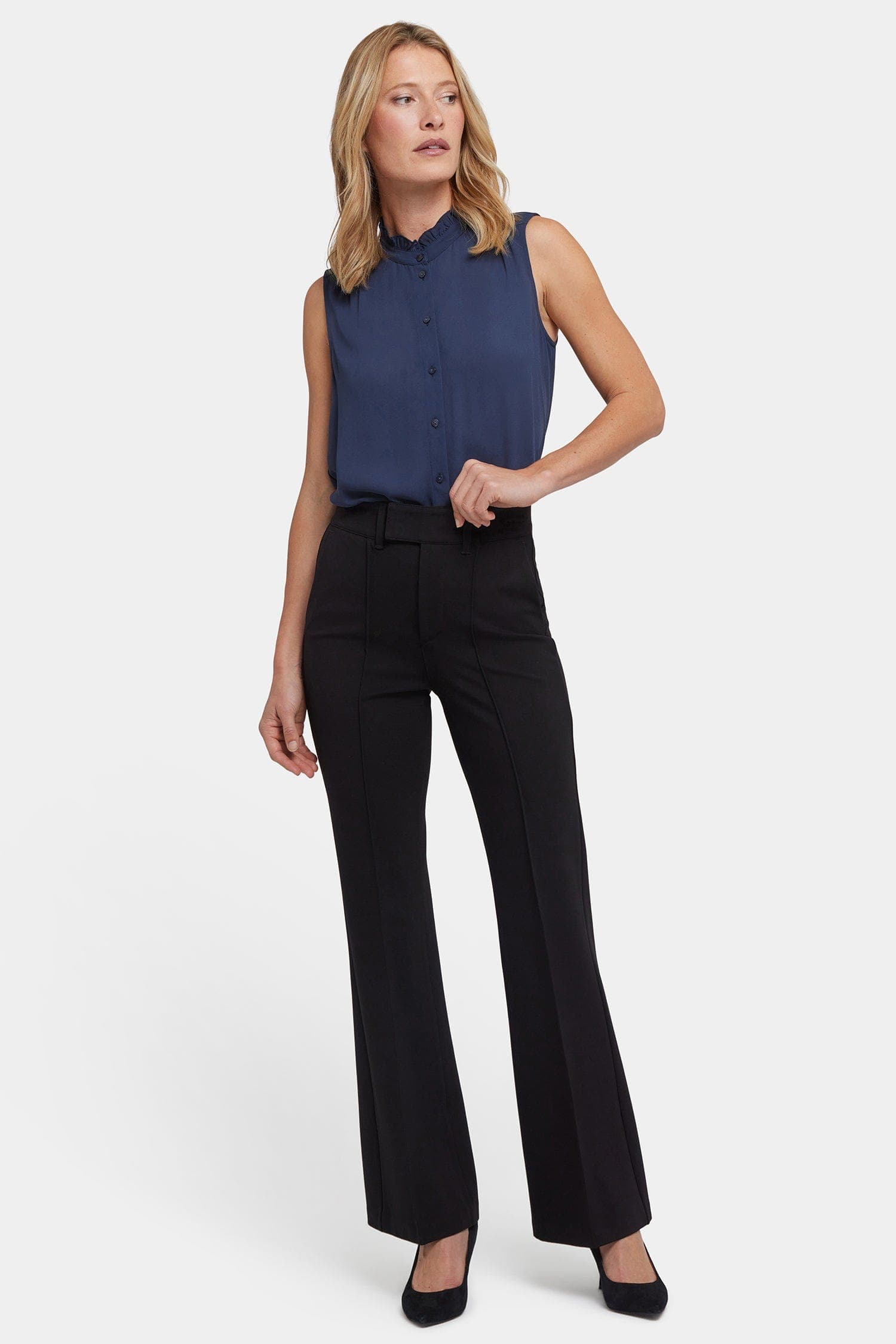 High Rise Bootcut Trouser Pants